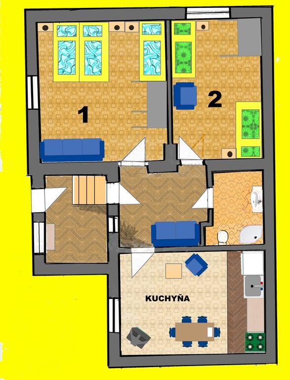 Apartmán u Benkov Lúčky Szoba fotó